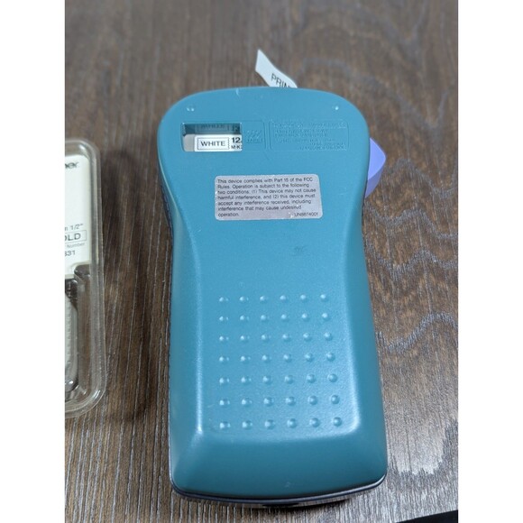 TESTED Brother P-Touch PT-85 Label Maker III M Tape, Gold Label Cartridge BUNDLE - Picture 8 of 11